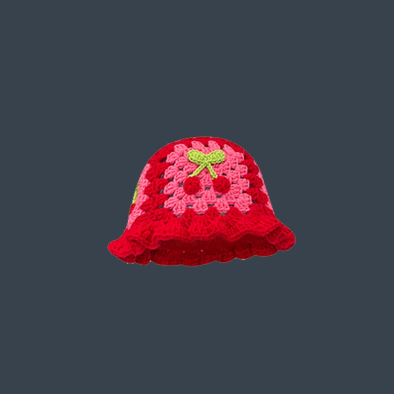 Knitted Crochet Bucket Hat