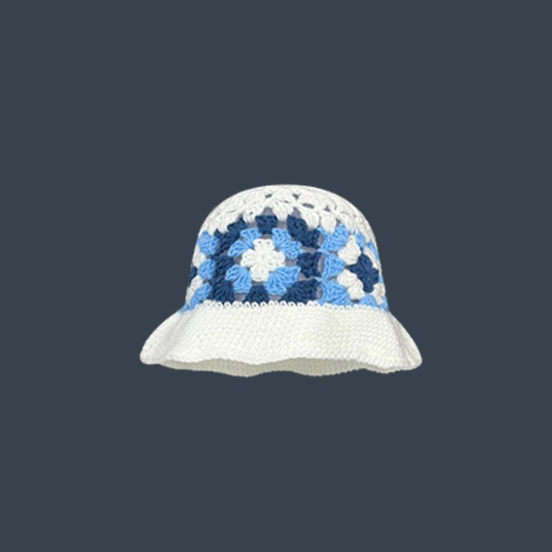 Knitted Crochet Bucket Hat
